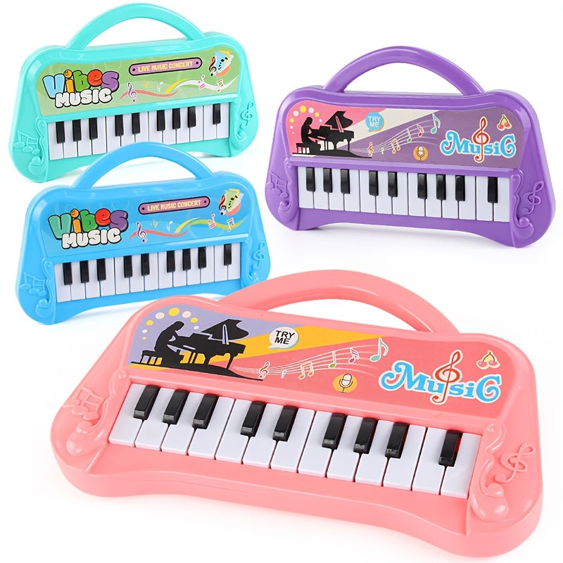 1pc, 13-Key Kids Piano Keyboard, Portable Electronic Music Toy For, Educational Birthday & Christmas Gift for Boys And Girls, Halloween Party Favors