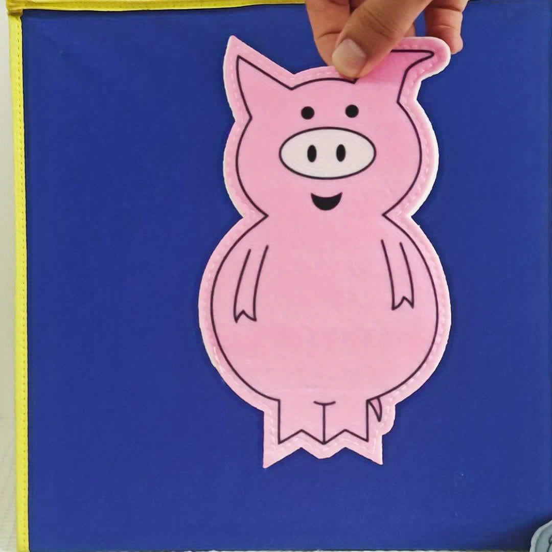 Hand Puppets of Elephant And Piggie - Props for Storytelling Performances, Interactive Teaching Tools for Classrooms by Hoojojo