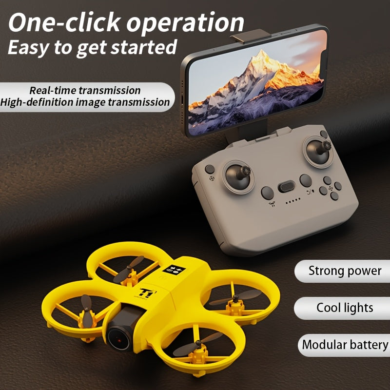 2026 Upgraded 4K Remote Control Drone, One-Key Return with Auto-Hover, Long-Endurance UAV with Two Rechargeable Batteries, Shockproof and Anti-Collision Design, One-Key Tumbling, Optical Flow Vision Auto-Hover Function, WiFi Real-Time Image