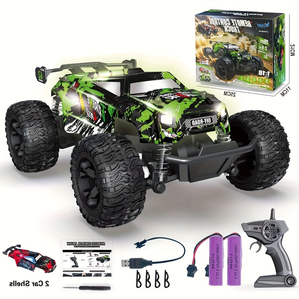 US Suggests a Remote-Controlled LED Car Designed for Kids, Ideal for Outdoor Off-Road Racing. A Great Option for Christmas And Birthday Presents