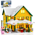 1146pcs Christmas Story Building Blocks Set, Classic Movie-Style Large Christmas House Model with Character Figures & Exquisite Interior, Suitable for Family & Family Interaction, Desktop Decoration & Collection, Safe High-Quality ABS Material