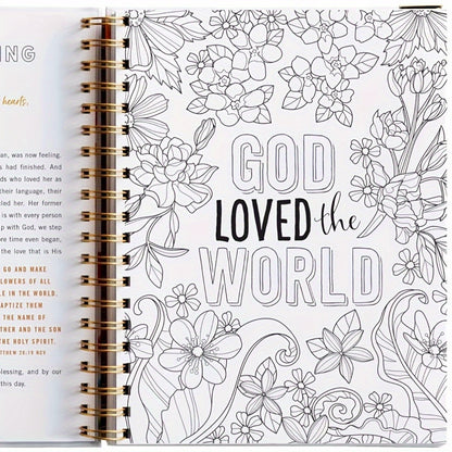 1 Devotional Coloring Book - Focus Your Mind on Higher Things Above | Creative Escape Adult Coloring Book with Exquisite Illustrations, Guided Meditation | Relaxation & Self-Expression | Depressurize