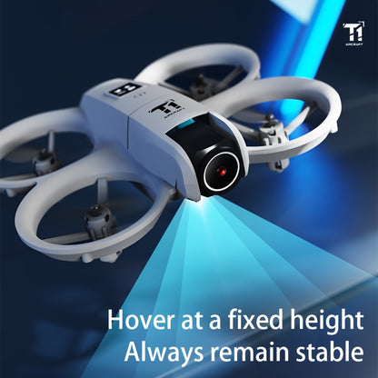 [4K, 180° Rotation] Mini 4K FPV Dual Camera Drone, 180° Camera Rotation, Dual Batteries, Optical Flow Positioning, 360° Flip, Roscope, One-Key Takeoff/Landing, Anti-Shake And Anti-Collision Design, Suitable for Beginners Remote Control Toy, Boys And Girls