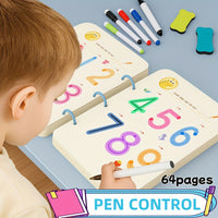 1 set (64 pages + 8 pens)