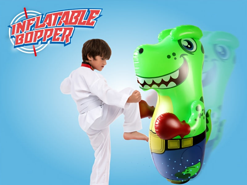 [Birthday Christmas Gifts] Inflatable Dinosaur Punching Bag for Kids 47 Inches, Blow Up Punching Bag Toys For, T-Rex Dinosaur Bouncing-Back Bopper, Indoor And Outdoor Activities, Birthday Christmas Gifts for Boys