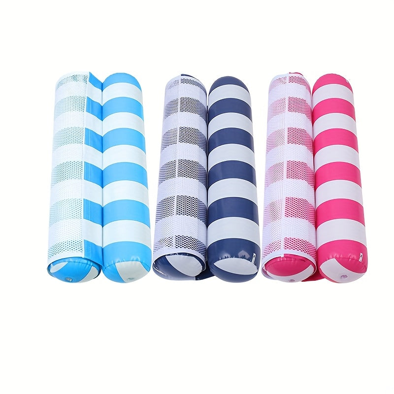 3-Pack/5-Pack/8-Pack Inflatable Hammock Pool Floats For Adults - Heavy Duty 4-in-1 Multi-Purpose Design Converts To Lounge Chair/Saddle/Drifter/Floating Bed