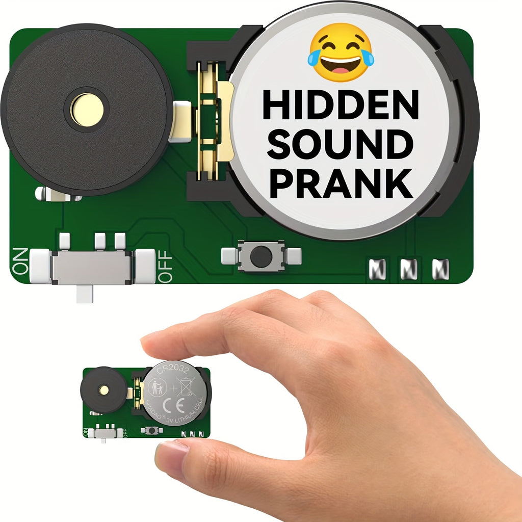 Cricket Sound Prank Device (Set of 3), Will Keep Buzzing for 3 Years, Concealed Prank Noise Maker for Adults