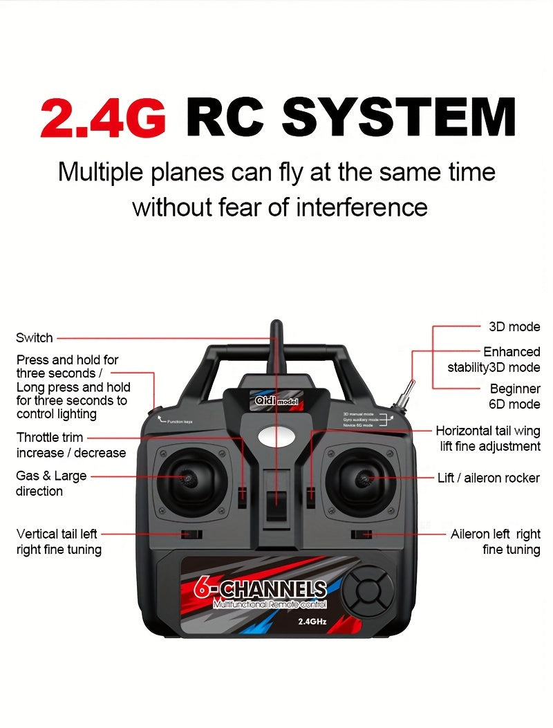 M7 Off-road RC Plane 6-channel Brushless Remote Control Airplane Fixed Wing with 6-Axis Gyro 3D Stunts EPP Foam Aircraft Model Toys, Outdoor Rc Flying, Hobbyist Aircraft, Aerobatic Plane, Lightweight Airplane, Highperformance Motor, Gyroscopic