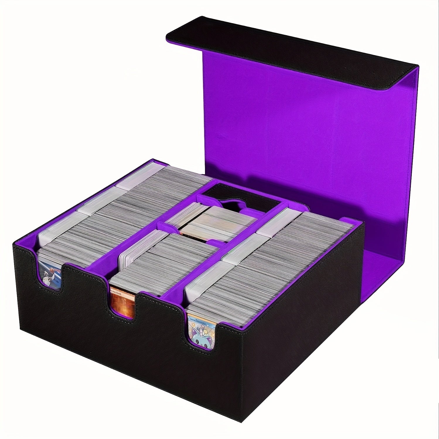 Storage Box for Magic The Gathering Cards, Capable of Holding Over 1500 Collectible Cards, Made of PU Material, Suitable for TCG, CCG, Sports Cards, MTG, And Yugioh Commander