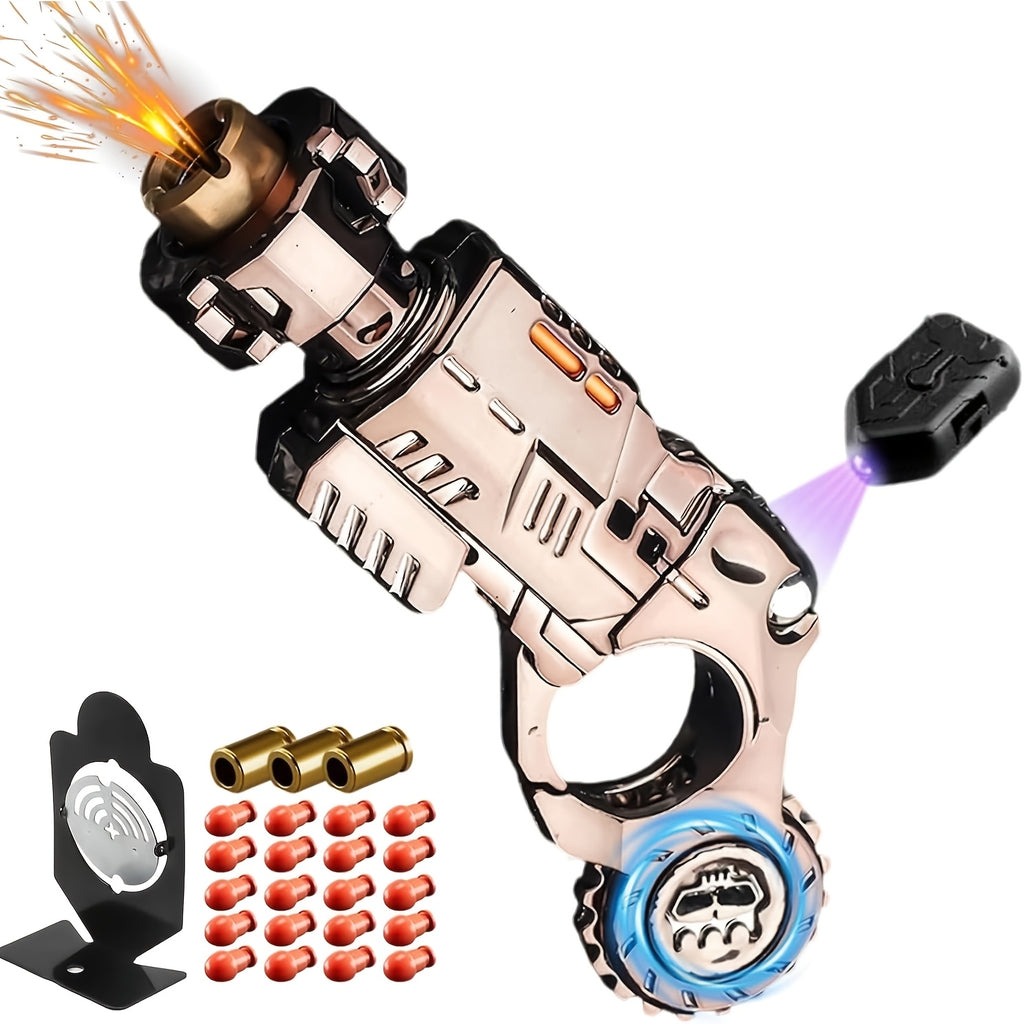 COSSIFY Brand Premium Quality 26pcs Set Alloy Stress Relief Toys Adult Gun: Stress-Relieving EDC Spinner, Cool Stress-Relief Ring, Enhances Focus Ideal For Office, Gaming, Travel Perfect Choice For Adult Gifts, Holiday Gifts, Men'S Gifts