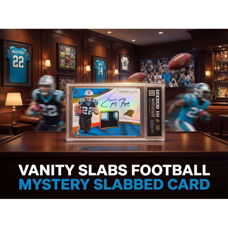 PANINI Football Random Single Hit Slab | Inside is a Rookie, Star, Autograph or Insert Guaranteed! | Perfect Gift for Kids & Collectors of All Ages