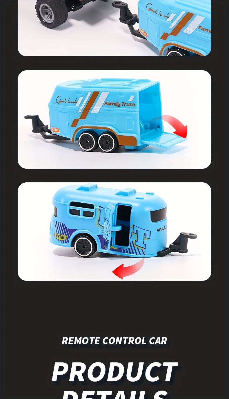 1:64 Alloy Mini Remote Control Car with Shock Absorbers, Off-Road Truck Toy, Gift for Boys, Birthday, Christmas, Halloween, New Year's Gift