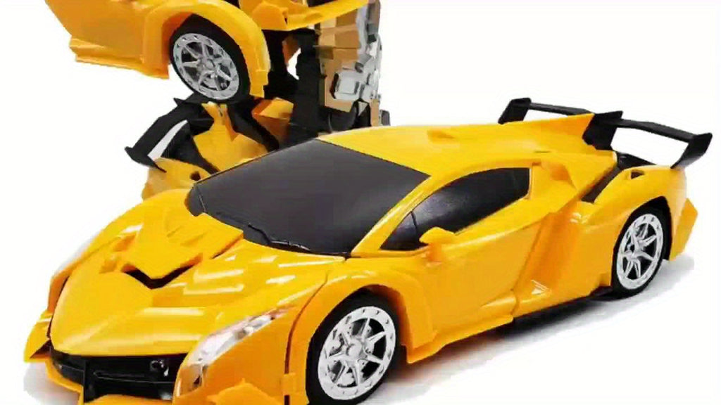 [Gift For Kids] Transforming RC Stunt Car, 360 Degree Drift Robot With Lights, Gift For Kids