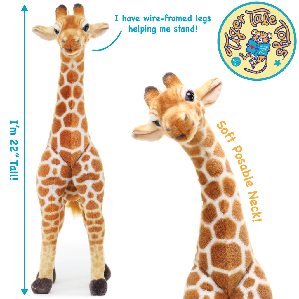 Jocelyn The Giraffe - 22 Inch Stuffed Animal Plush - by TigerHart Toys
