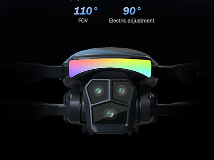 [Foldable RC Quadcopter] Drone With 2 Camera For Beginners Adults, Drone With LCD Screen, Professional Brushless Motor, Altitude Hold 3D Flips 3 Speeds Headless Mode One Key Takeoff/Landing, Foldable RC Quadcopter Support Up To 32G SD Card