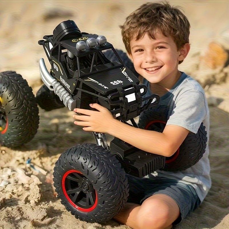 [Remote-Controlled Toy Cars] Large Remote-Controlled Cars, High-Speed Remote-Controlled Vehicles, Rechargeable USB Electric Toy Cars, High-Speed Remote-Controlled Racing Cars, All-Terrain Off-Road Trucks, Cool Toys, Gifts Suitable For Boys Over 6 Years Ol