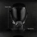Cyberpunk Cool Sci-Fi Futuristic Mask, Face Mask - Maximum Cosplay Photo Props, Bar Club Rave Party Supplies, Gift & Collection, Men's Breathable Mask, Halloween Music Festival Accessories