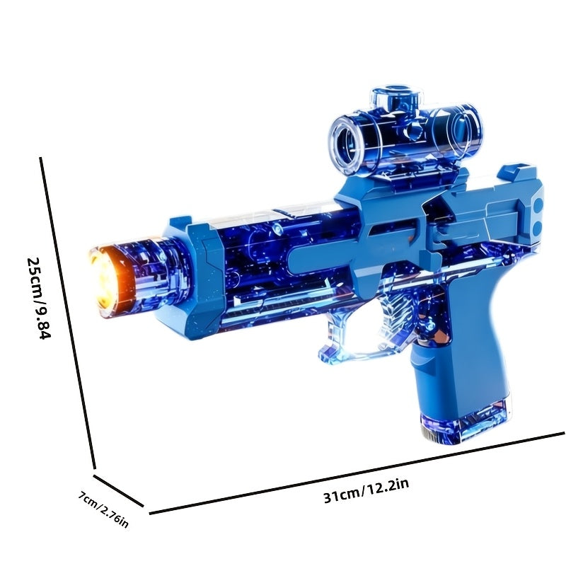 2026 New 2pcs High-speed Automatic Water Gun, Featuring An Ultra-long Shooting Range And Cool Lights, Is A Toy for Boys And Girls, Perfect for Outdoor Play In Summer, And The Best Birthday Gift