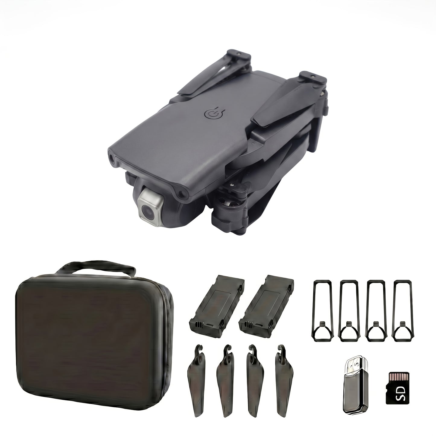 2026 Upgraded Drone, with Remote Controller And 2pcs Batteries, 8K Brushless Motor And Obstacle Avoidance, One-Button Return, Foldable Quadcopter, USB Charging. Flying Game, with Repair Tools, Suitable for Beginners, US Independence Day, Summer