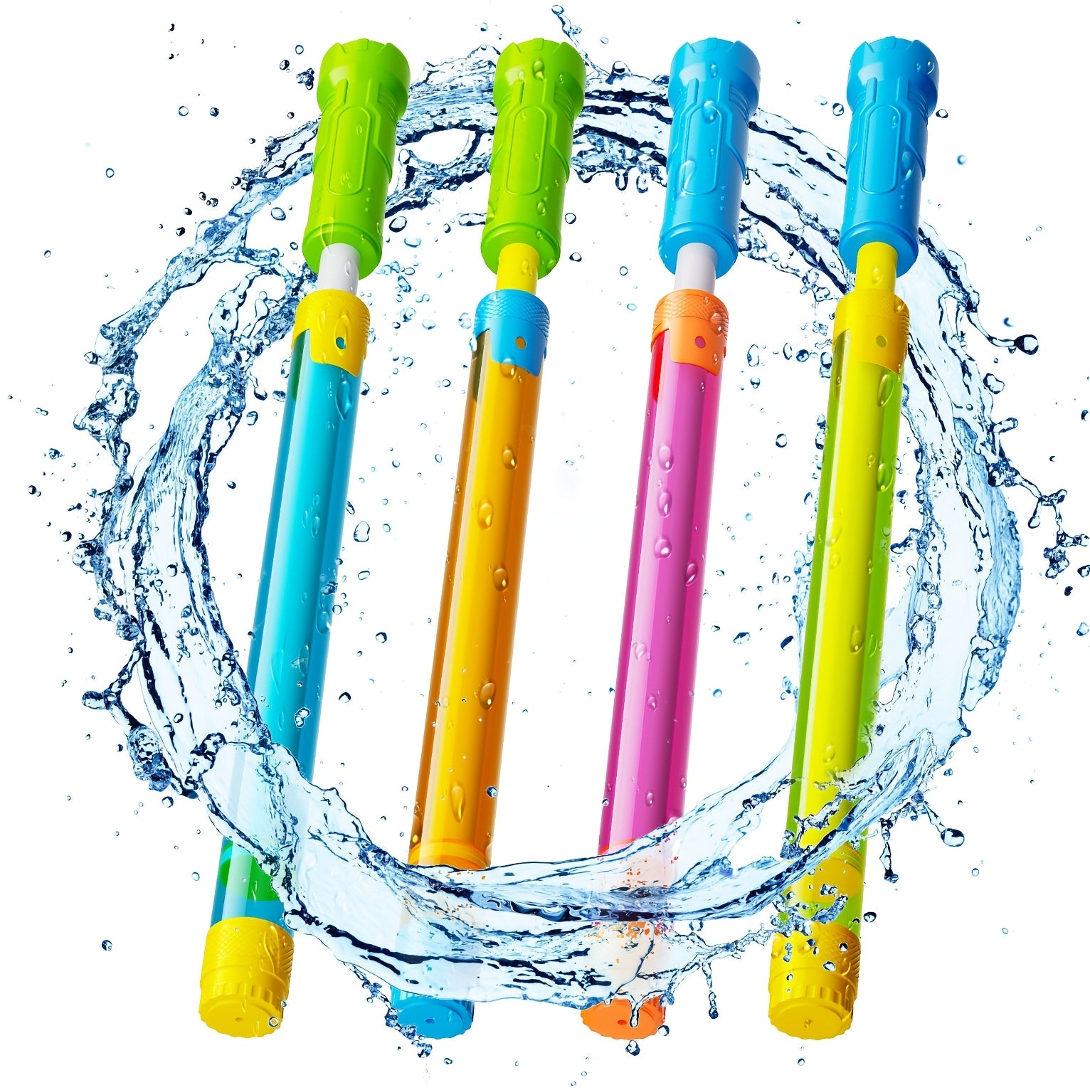 [|Summer Carnival] 4/6/10/24pcs Water Gun Set, Children's Water Guns, Suitable for Summer Pools, Beaches, and Outdoor Water Play, Perfect as a Party Gift