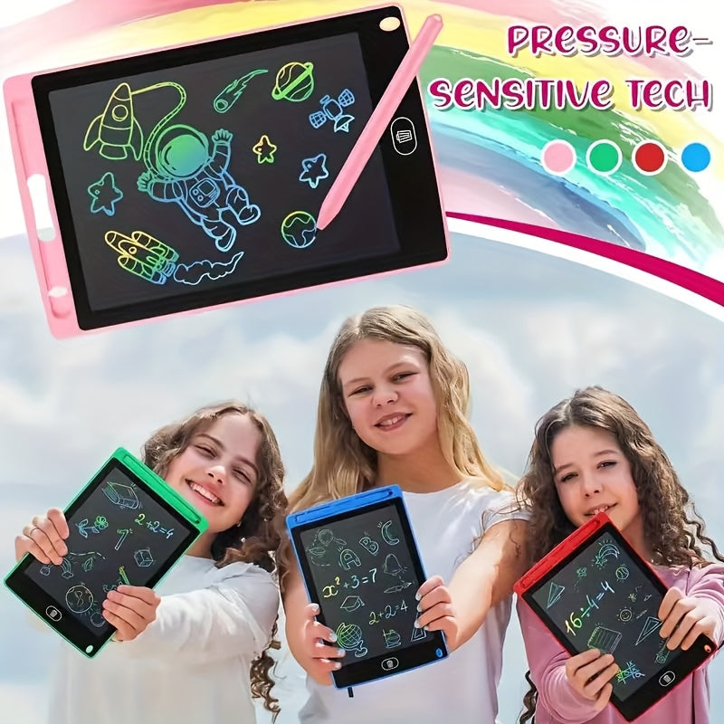 [Ideal Gift] 10/20pcs LCD Writing Board, Suitable for Children Aged 3-8-8.5-inch Reusable And Erasable Doodling Board, Blue, Red, Green, Pink - Ideal Educational Toy, Perfect for Drawing, Birthday And Festival Gifts Creative Play Takes Time! Colorful Tabl