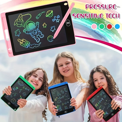[Ideal Gift] 10/20pcs LCD Writing Board, Suitable for Children Aged 3-8-8.5-inch Reusable And Erasable Doodling Board, Blue, Red, Green, Pink - Ideal Educational Toy, Perfect for Drawing, Birthday And Festival Gifts Creative Play Takes Time! Colorful Tabl