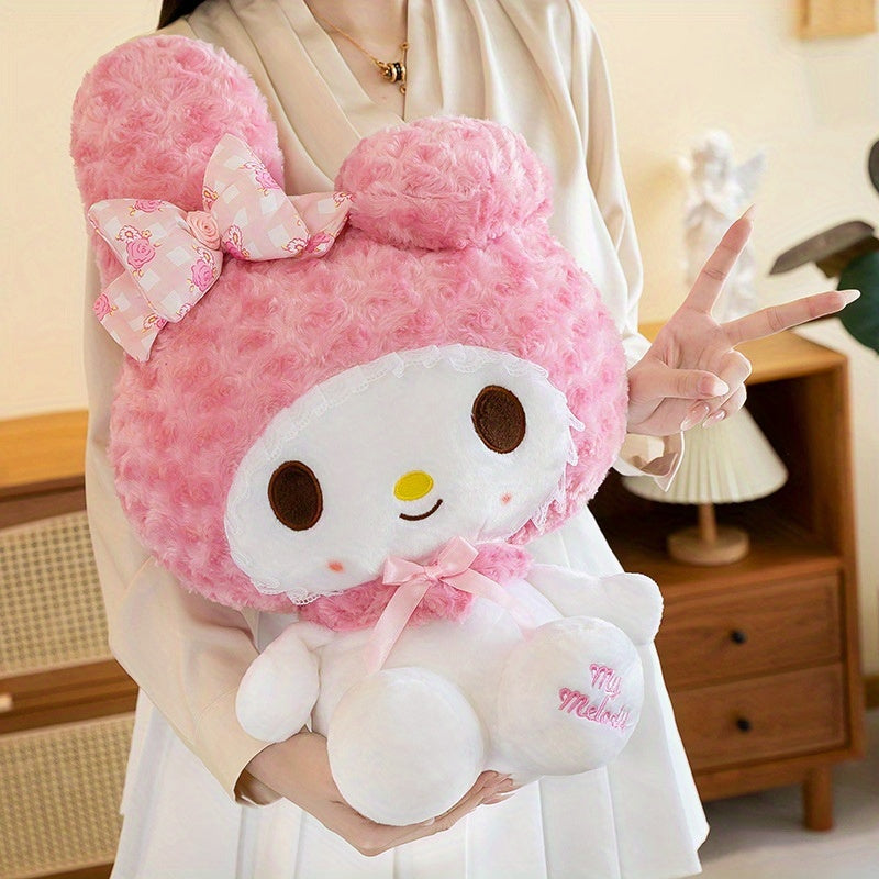 Hello Kitty Large-sized Doll 35cm/ 13.78inch Rose Hello Kitty Plush Doll, Melody Doll, Plush Toy, the Best Birthday Gift for Girls