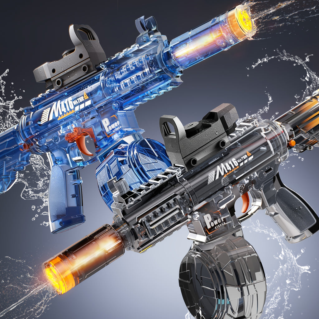 Electric Water Gun For Kids Ages 3-6, Auto Squirt Guns Toys, Large Tank With Sound & Light, Summer Outdoor Pool Beach Party Toys. Birthday Gifts For Boys Girls.