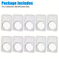 10pcs Coin Slab Display Holder - Scratch-Resistant, 31mm Transparent Coin Protective Box - For JFK Half Dollar - For Coin Collectors - Perfect Gift for Numismatists