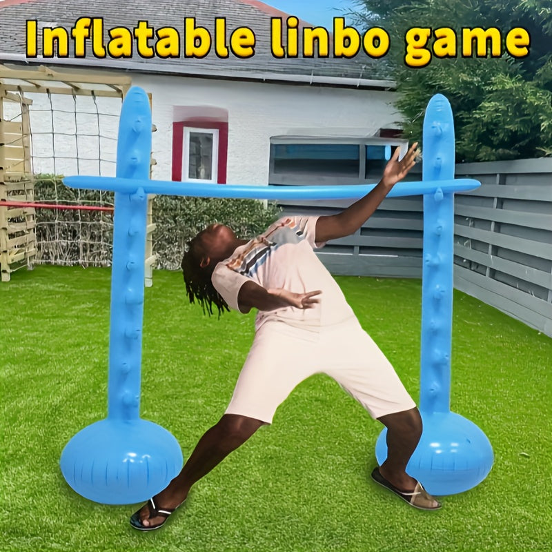 Portable Inflatable Adult Limbo Game Set - Durable Inflatable Limbo Game Set Fun And Safe Limbo Stick Suitable for Family Festivals, Gatherings, Interactive Outdoor Activities
