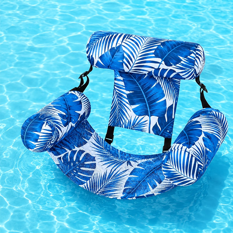 Inflatable Pool Float for Adults - Heavy-duty Inflatable Lounger and Pool Float in Pink and Blue, Suitable for Pools, Lakes, Beaches, Backyard Parties, and Other Venues, for Ultimate Water Fun