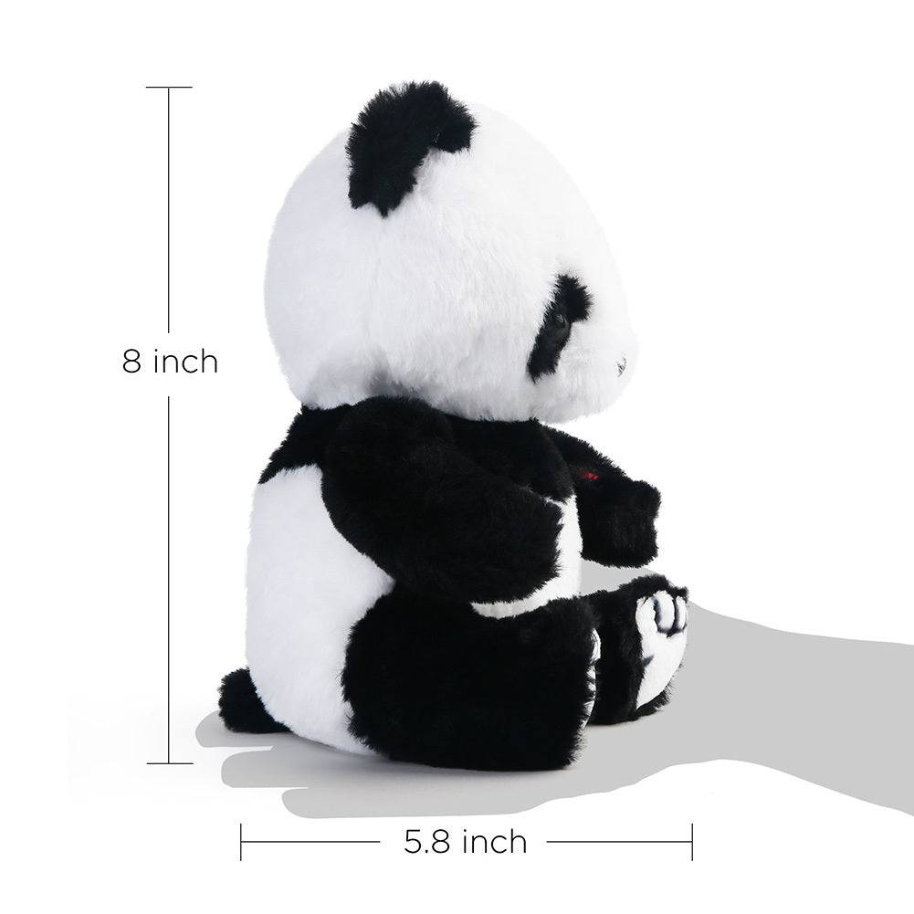BenBen 8'' Light Up Panda Stuffed Animals, Kawaii Panda Bear Plush with LED Light, Hugging Toy Gift for Birthday Gift, Christmas Gifts, Home Decor, Mother's Day