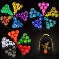 DND Dice Set 15 X 7 Polyhedral Dice (105pcs) with 1 Large Flannel Bag, D&D Dice (D4 D6 D8 D10 D% D12 D20) for Dungeons and Dragons RPG MTG Table Gam