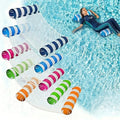 Jixiangyu Adult Swimming Ring 4-in-1 Inflatable Floating Bed - Hammock, Lounger, Raft, and Exercise Saddle - Blue, Navy Blue, Rose Red - for Pool, Lake, Beach Leisure Float