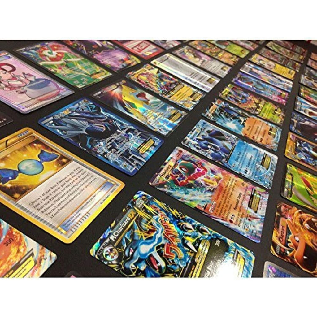 100 Assorted Pokemon Card Lot - 1 GUARANTEED Ultra Rare - Mega Ex/Gx V VMax