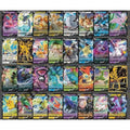 100 Assorted Pokemon Card Lot - 1 GUARANTEED Ultra Rare - Mega Ex/Gx V VMax
