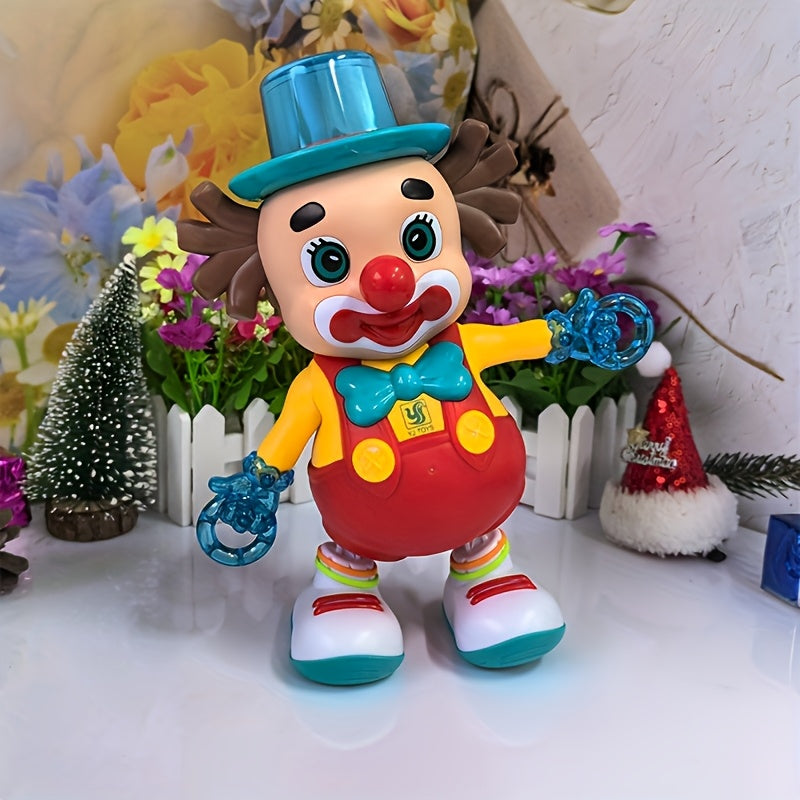 Dancing Clown Toy Doll Light Music Swing Left And right, Toys for Kids girls, Fidget toys, Toys for boys, toy, Christmas Gifts Birthday Gifts for kids, Weird stuff, Halloween Decorations