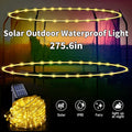 Trampoline Accessories, Trampoline Lights Solar, IP65, 8 Dynamic Modes, Solar Powered Outdoor Light for 8-16ft Trampolines, Commercial Street and Area Lighting, 36V or Below