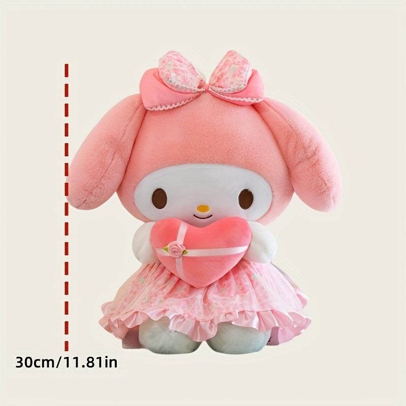1pc Sanrio Hello Kitty Meileti Kuromi 11.81inch Oversized Plush Toy Cute Cartoon Decompression Toy Home Decoration Holiday Birthday Gift