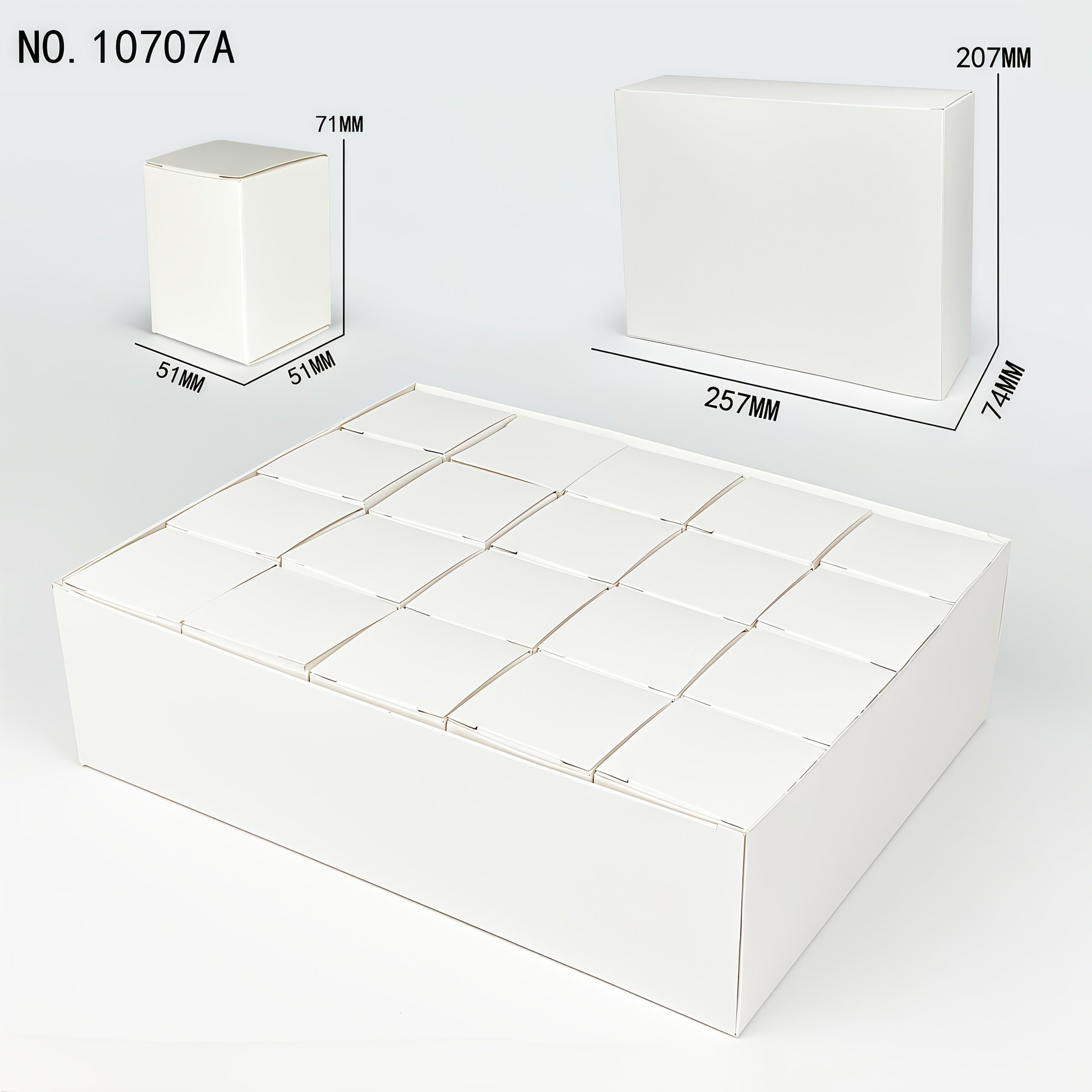 20pcs Minifigure Display Case Set - Clear Acrylic Stackable Storage Boxes for Action Figures, Collectibles & Building Blocks (2.7×1.9×1.9 Inch) - Small Toy Organizer with Dustproof Design