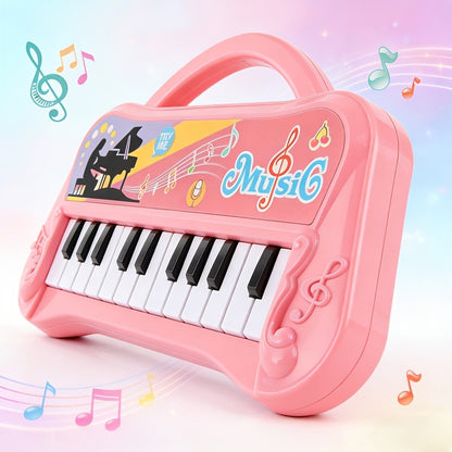 1pc, 13-Key Kids Piano Keyboard, Portable Electronic Music Toy For, Educational Birthday & Christmas Gift for Boys And Girls, Halloween Party Favors