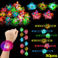 30pcs LED Luminous Wristbands, Luminous Fidget Spinner Wristbands, Party Gifts That Glow In The Dark, Birthday Party Gifts, Classroom Prizes, Candy Bags for Boys And Girls.