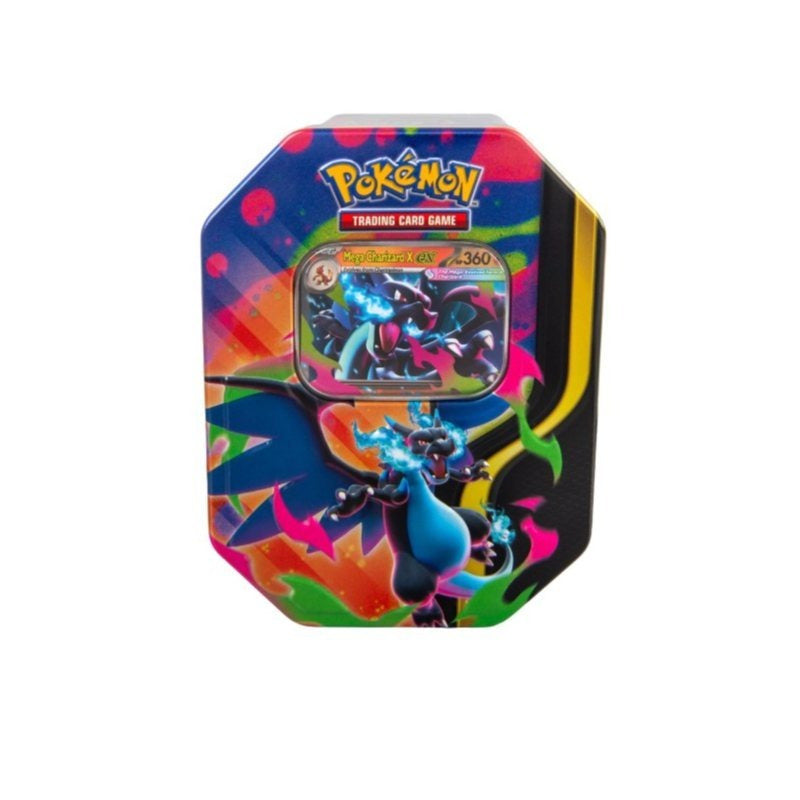 Pokémon TCG: Mega Charizard Tin (4 packs + 1 Promo) [1 RANDOM TIN]