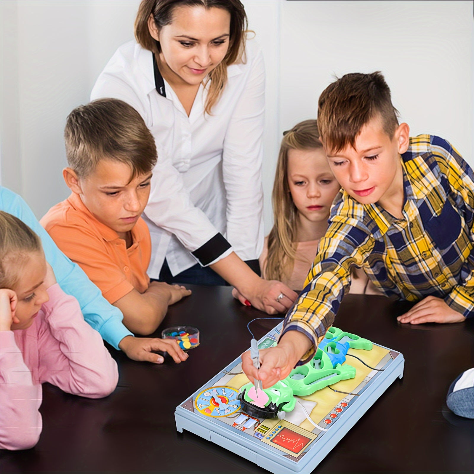 Operation Monster Board Game for Kids Ages 3+ Years Old with Tweezers And Fun Game Pieces, Classic Operation Game for Single Or 2 Player, Popular Gifts for Kids