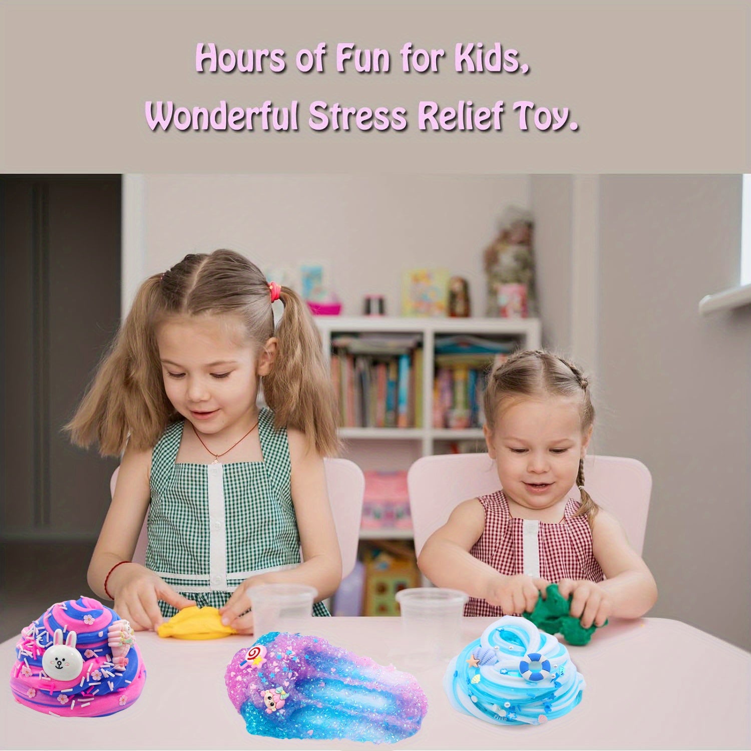 [Slime Kit Party Toys] 12 Cups Mixed Mud Bull Glue Set Slime Kit Slime, Fruit Color Mud Set Soft Production Kit, Suitable Girls And Boys Party Toys