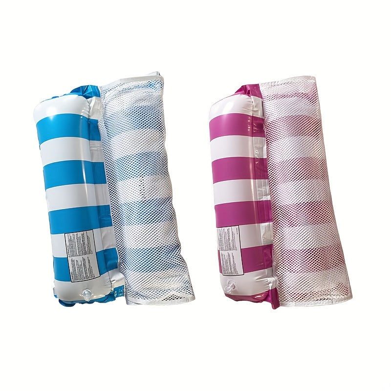 2/4/6 Pack Inflatable Pool Floats for Adults - Classic Striped Swimming Rings, Durable PVC Tube Floats for Pool, Lake And Beach - Summer Water Recreation, Leak-Resistant Design