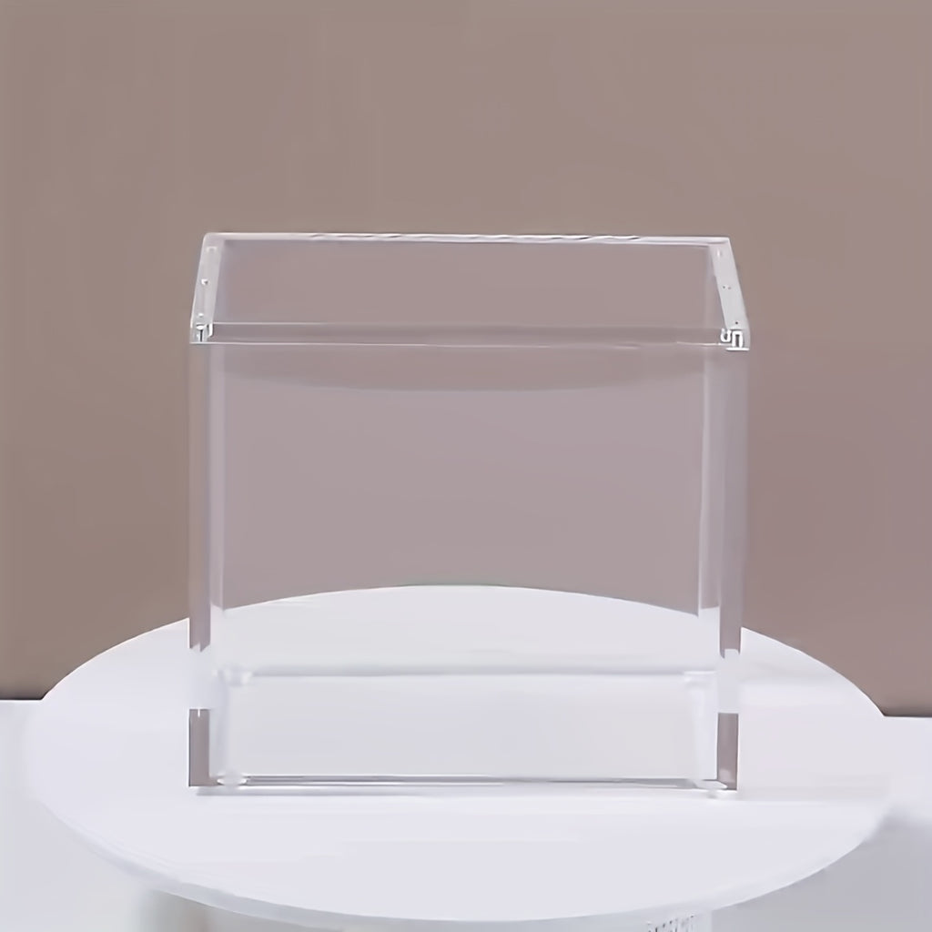 A 6Mm Acrylic Display Box That Can Be Stacked, Designed for Elite Trainer ETB. This Magnetic, Dustproof Box with a Lid Is Ideal for Showcasing Trading Cards, Collectibles, And Sports Memorabilia. It Features Enhanced Models, Accurate Sizing