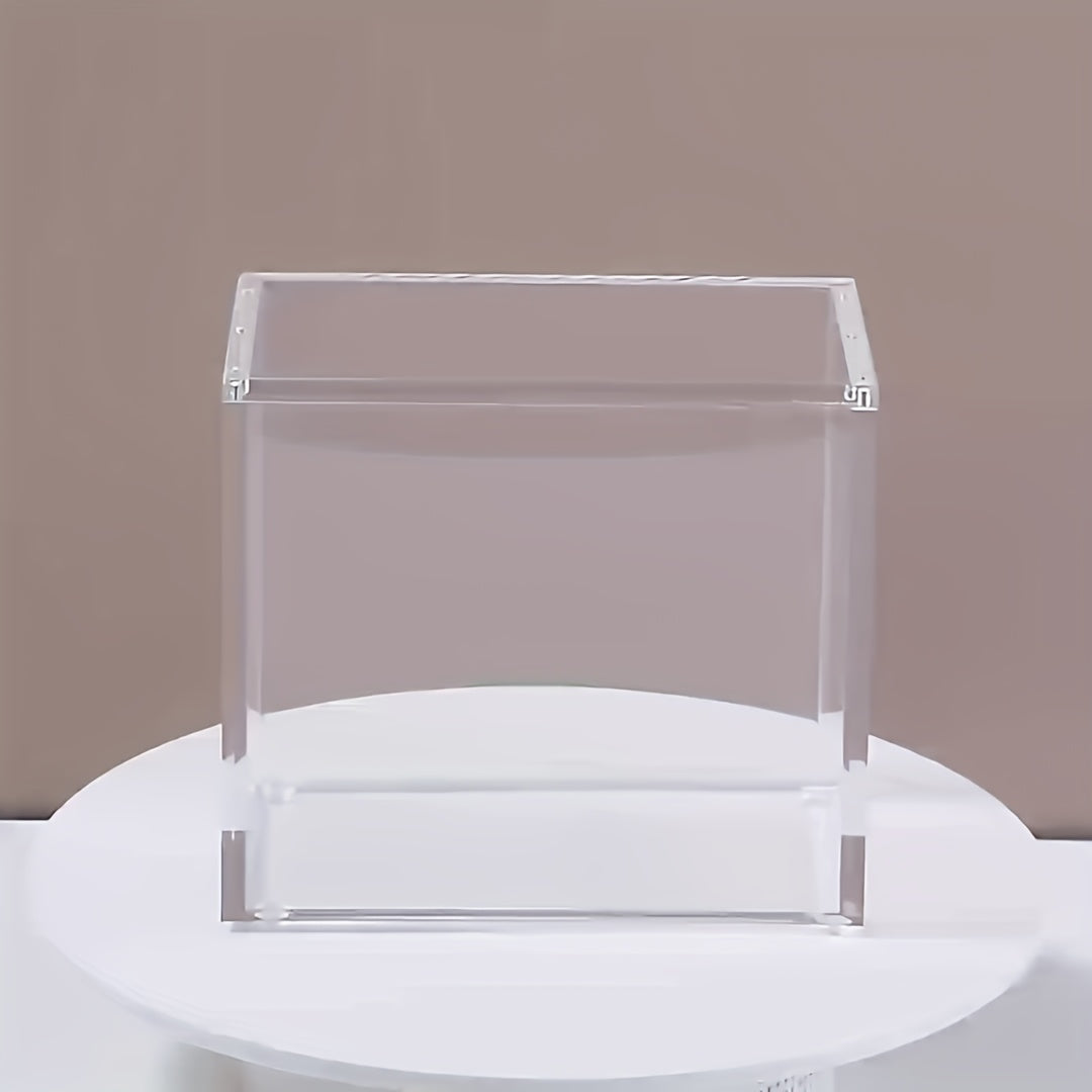 A 6Mm Acrylic Display Box That Can Be Stacked, Designed for Elite Trainer ETB. This Magnetic, Dustproof Box with a Lid Is Ideal for Showcasing Trading Cards, Collectibles, And Sports Memorabilia. It Features Enhanced Models, Accurate Sizing