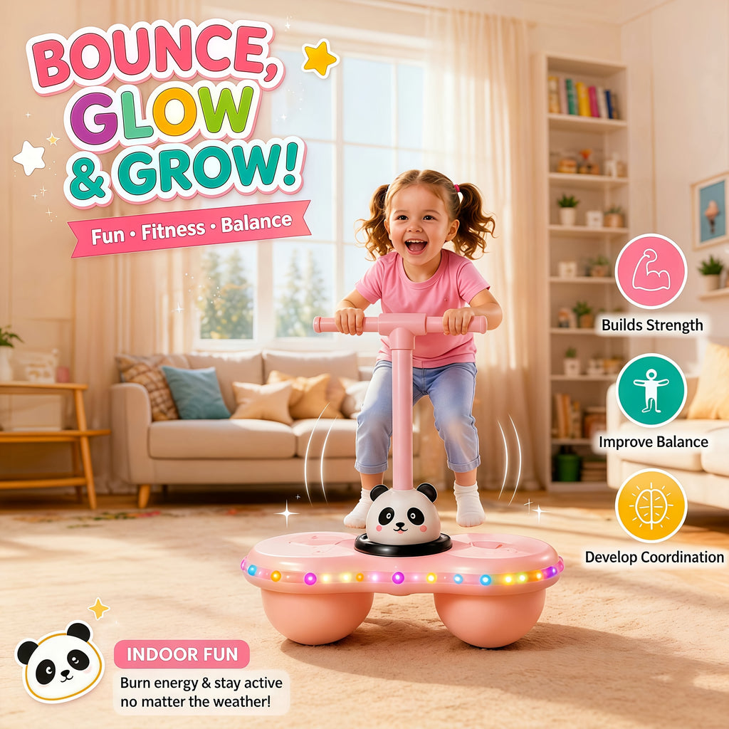 New LED Rainbow-Illuminated Bouncing Ball, a Fun Balance And Coordination Toy Suitable for Both Children And Adults, an Interactive Game, a Perfect Gift for Boys And Girls, Halloween And Christmas
