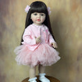 [Birthday Gift] 55cm 22inch Reborn Youngsters Full Body Soft Vinyl Lifelike Can Stand Princess Girl Doll Youngsters Bebe Youngsters Birthday Gift